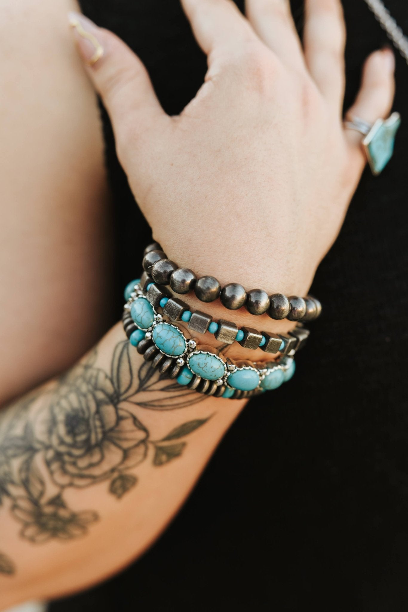 Rio Grande Turquoise Bracelet Stack
