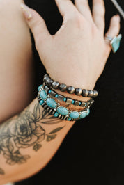 Rio Grande Turquoise Bracelet Stack
