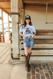 Rock Em Knock Em Graphic TeeLight AshS