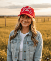 Santa Bring Me A Cowboy Trucker Hat