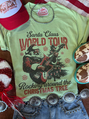 Santa Claus World Tour Graphic TeePistachioS