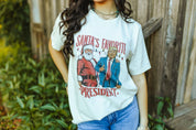 Santas Favorite President Graphic TeeCementS
