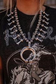 Simple Faux Squash NecklaceSilverOS