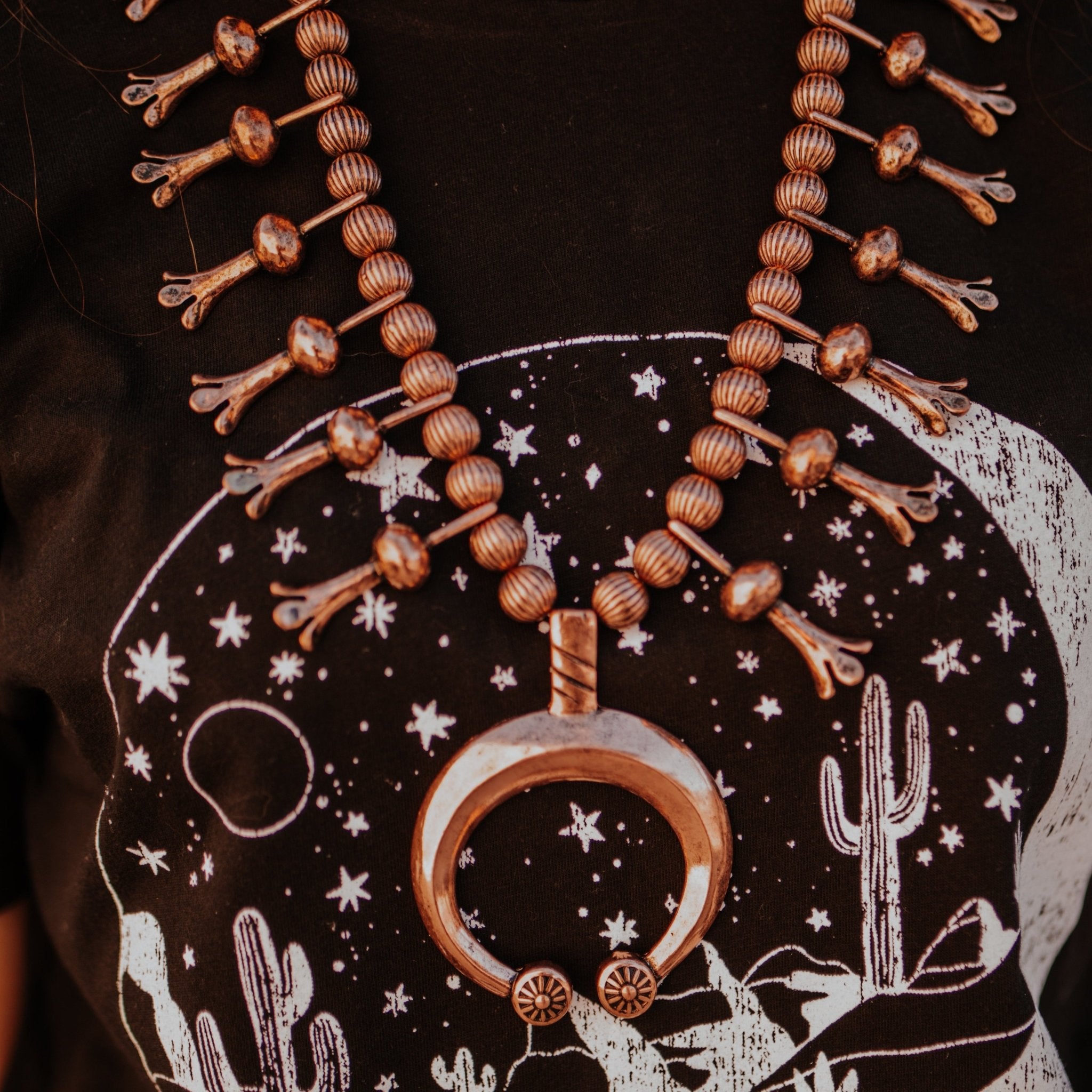 Simple Faux Squash NecklaceSilverOS