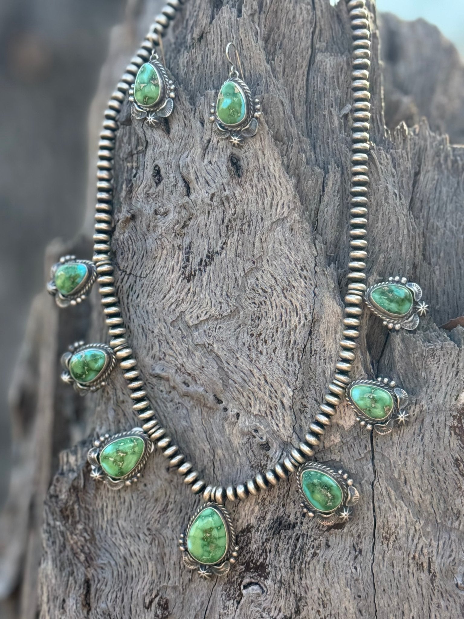 Sonoran Oasis Turquoise Beaded Jewelry Set