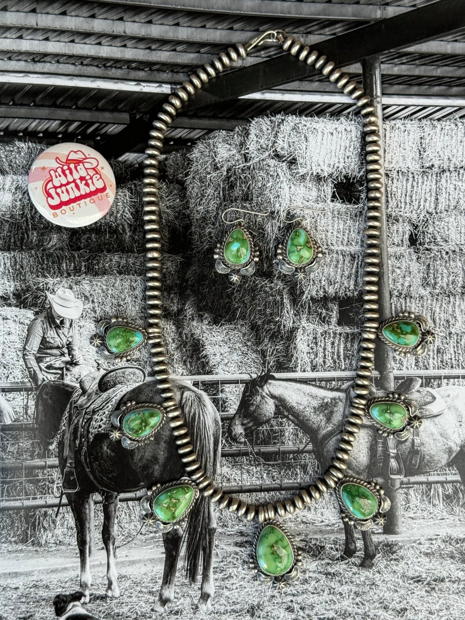 Sonoran Oasis Turquoise Beaded Jewelry Set