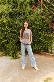 Sunflower Engraved Graphic TeePebbleS