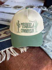 Tequila Cowboy Embroidered Trucker Hat