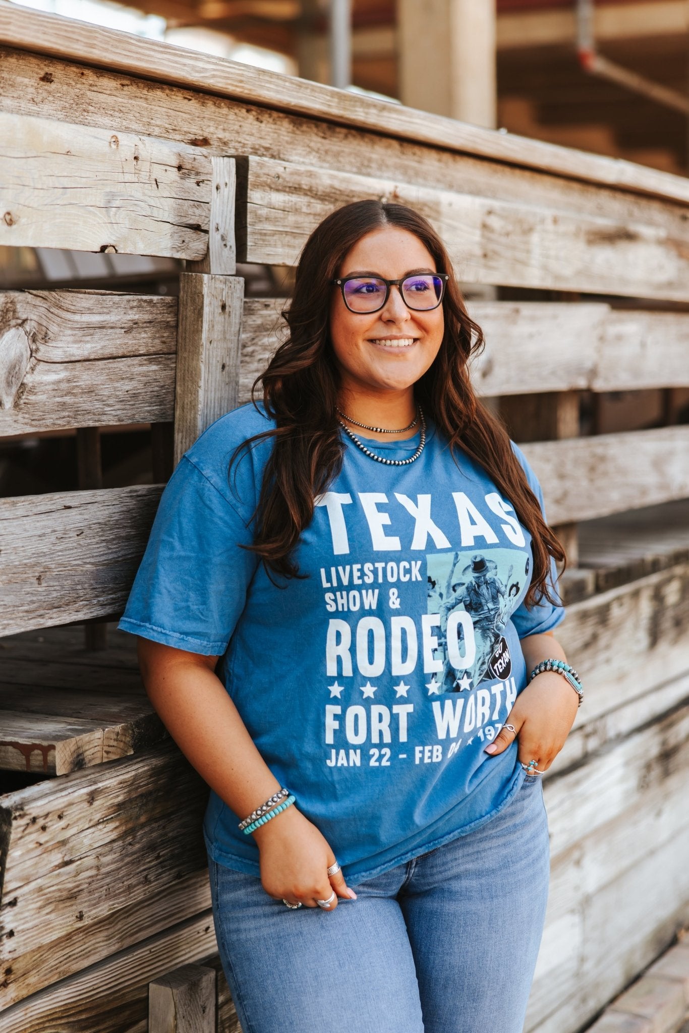 Texas Livestock Show Oversized Graphic TeeS