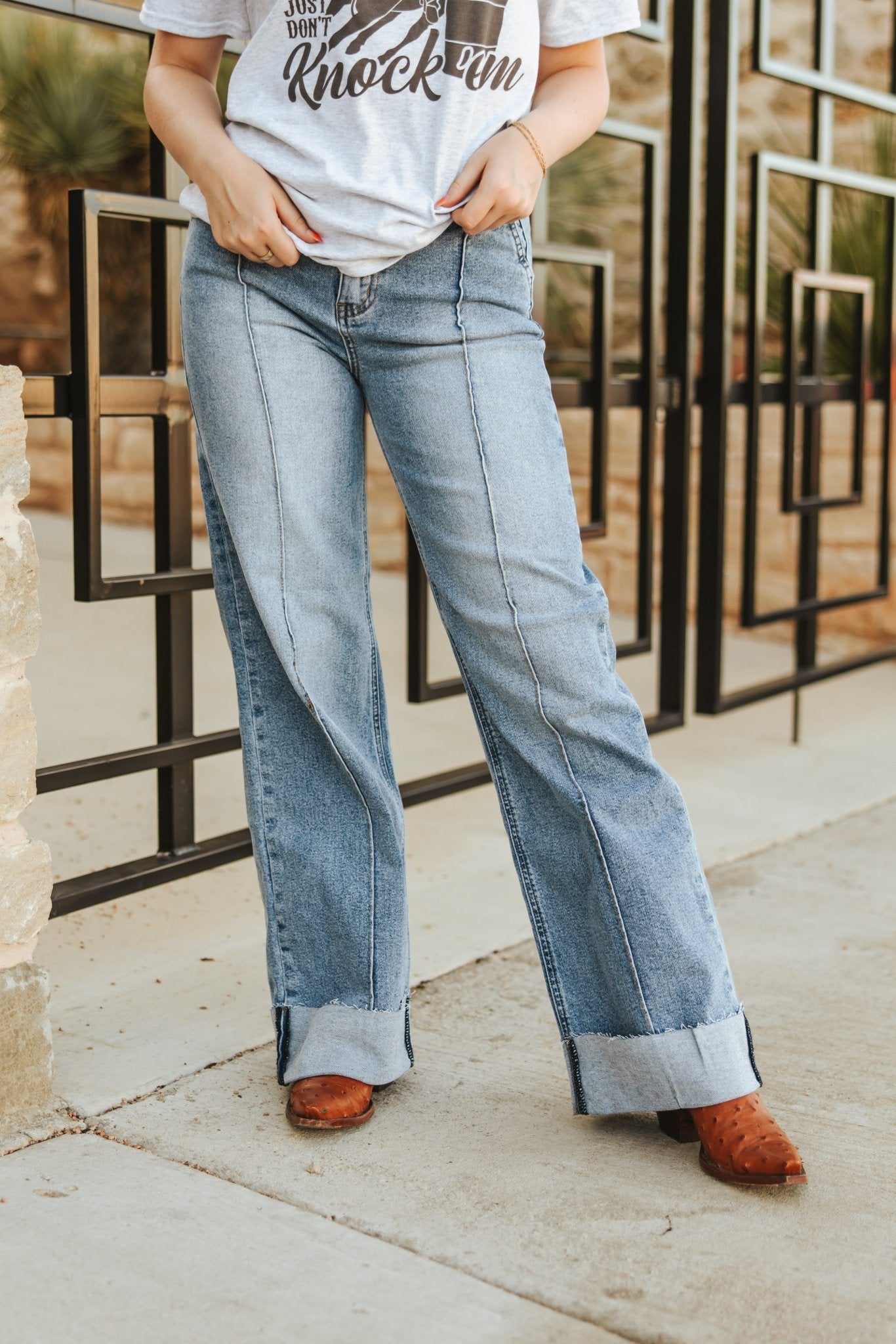 The Audrey Cuff Jeans1
