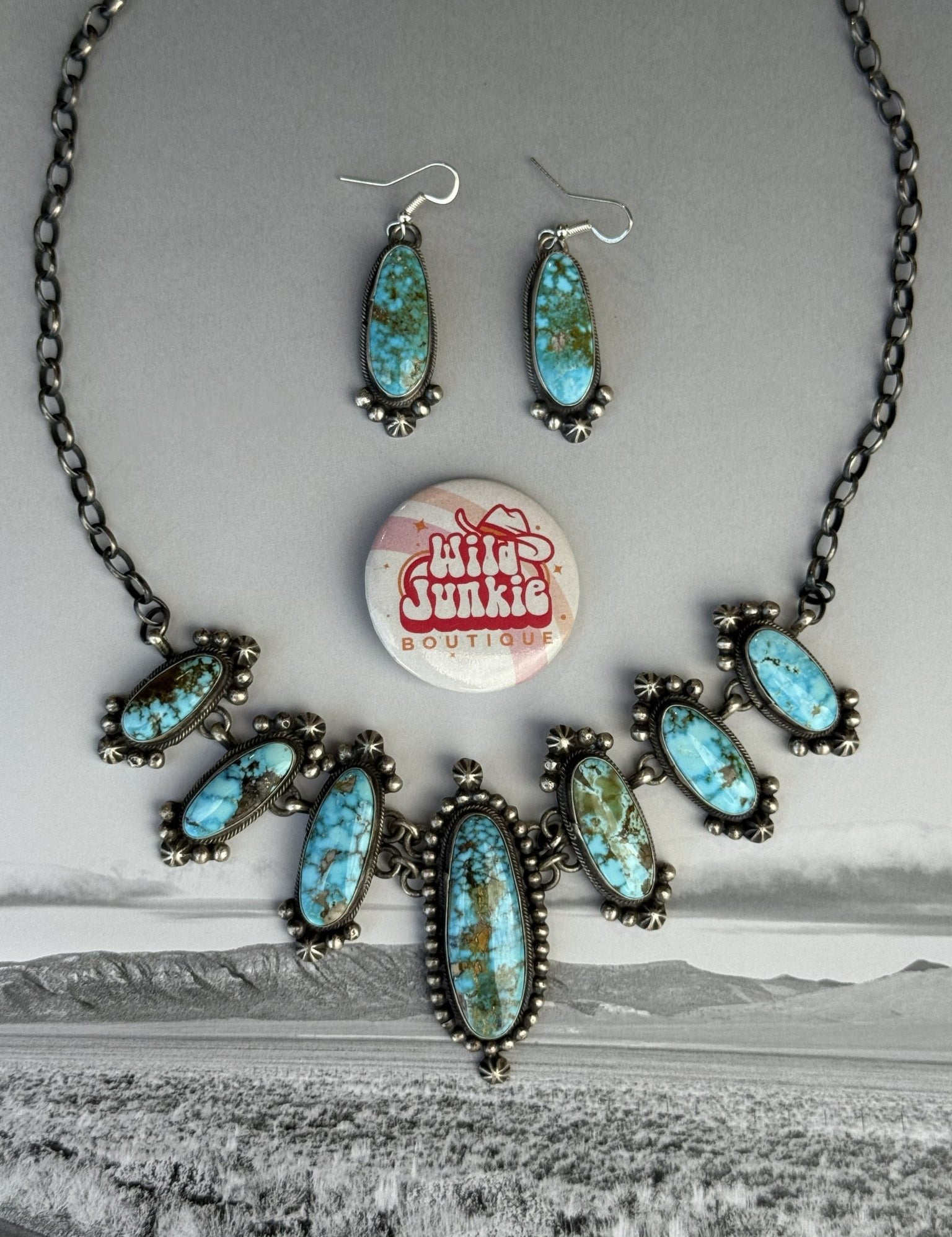 The Bridger Turquoise Jewelry Set
