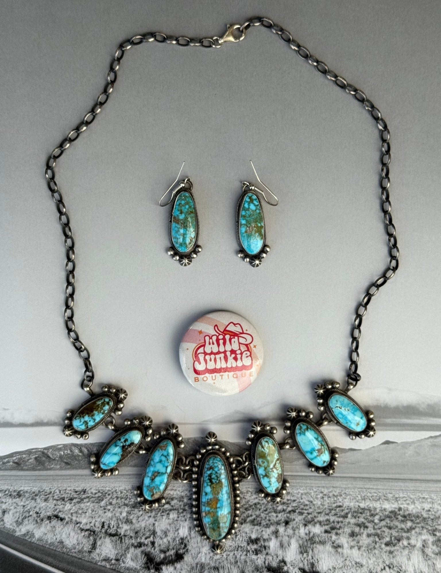 The Bridger Turquoise Jewelry Set