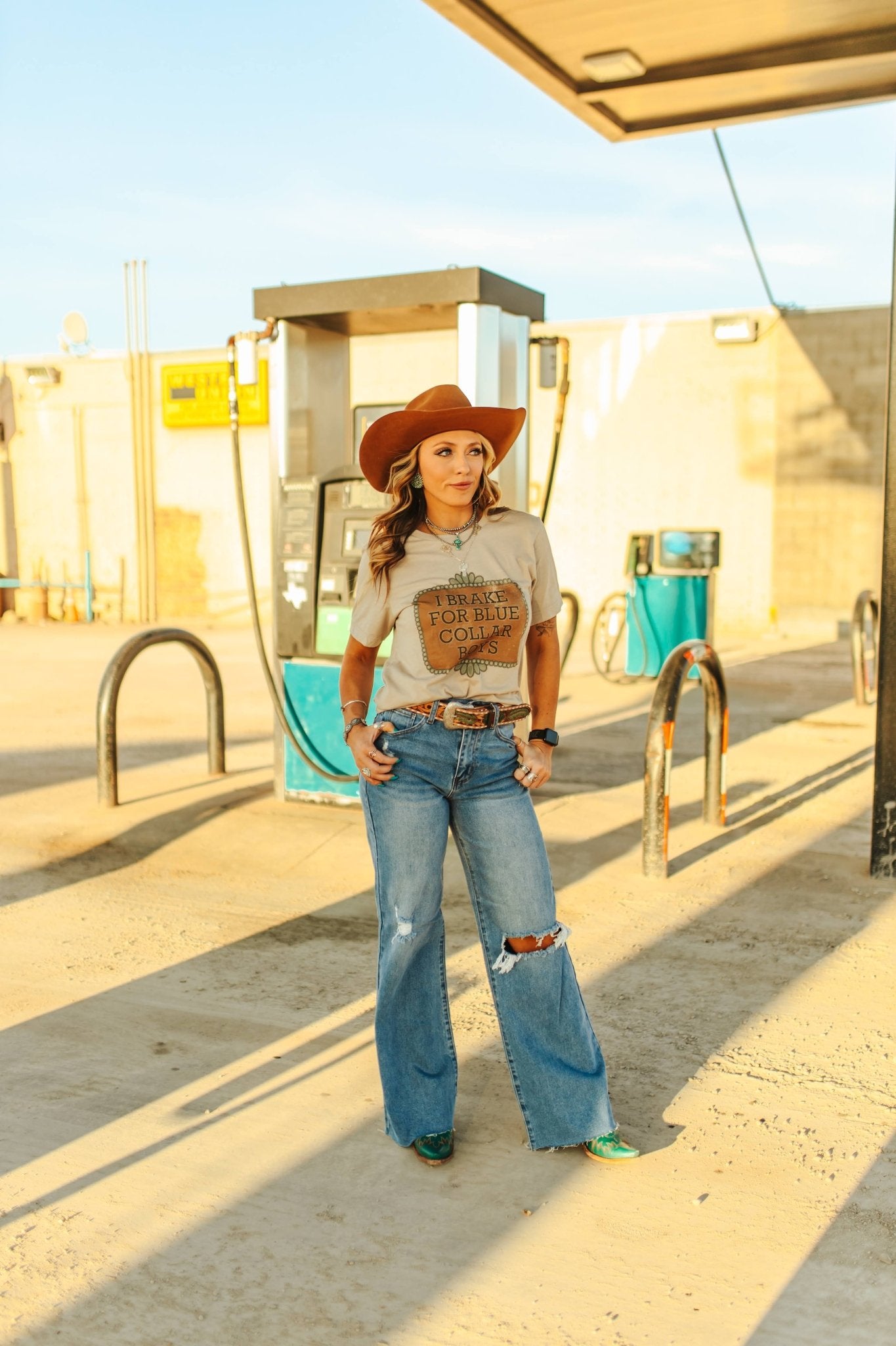 The Stella Wide Leg JeanDenim1