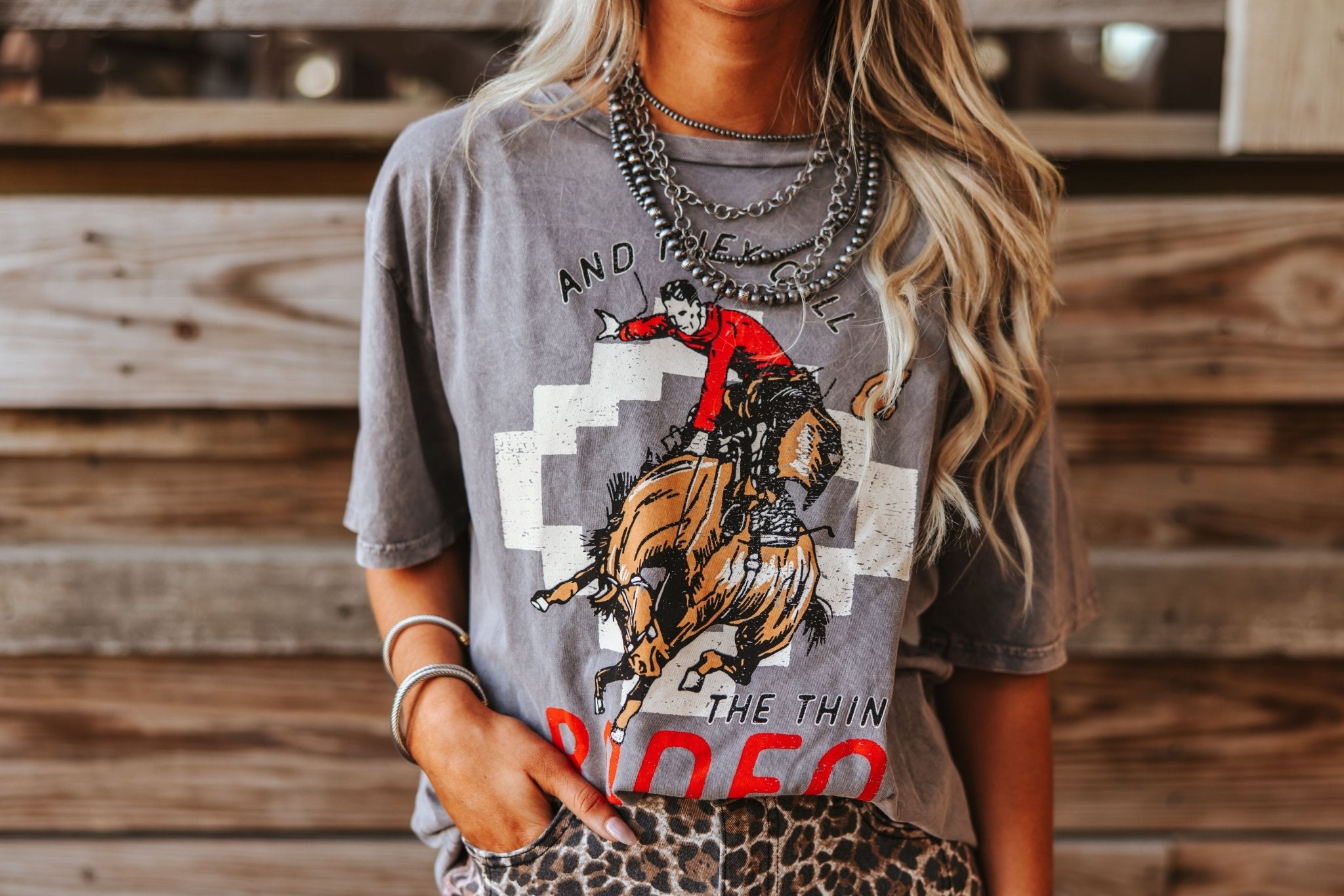 They Call It Rodeo Oversized Graphic TeeS