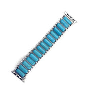 Turquoise Cluster Apple Watch Stretch Band