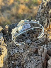 Turquoise Floral Blossom Cuff Bracelet