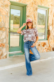 Vintage High Rise Flare Jeans2