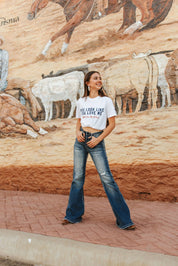 Vintage High Rise Flare Jeans2