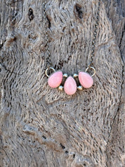 Wanderlust Trio Pink Necklace