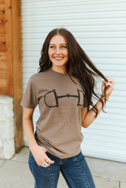 Western Horse Bit Graphic TeeEspressoS