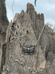 Western Steer Skull Necklace