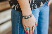 Western Turquoise Cuff Bracelet