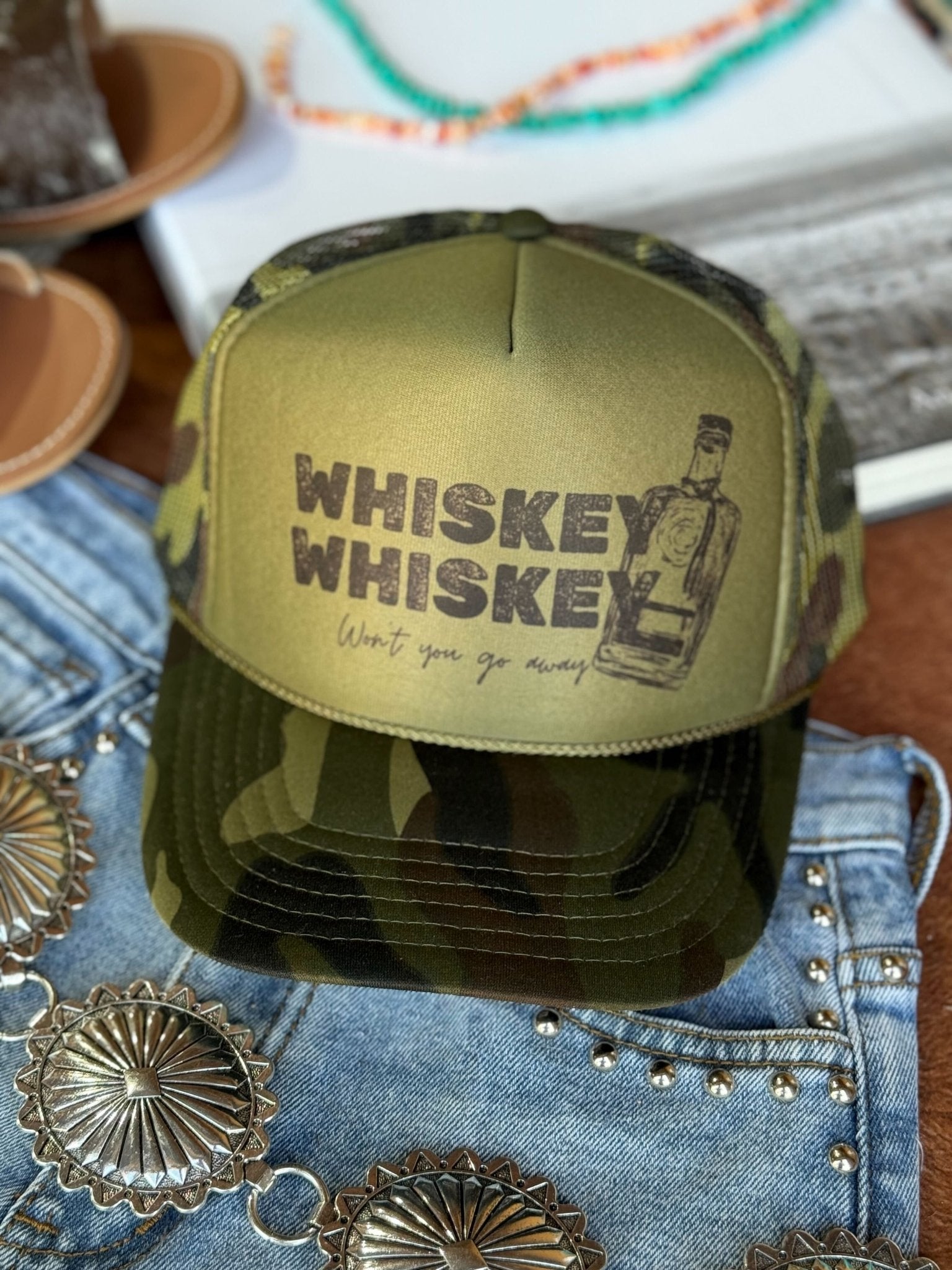 Whiskey Helps Trucker Hat main image 0