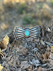Wings of Turquoise Cuff Ring