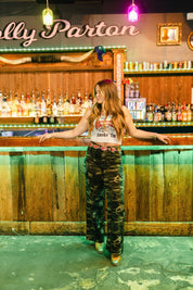 Camo Wide Cargo JeansCamo1