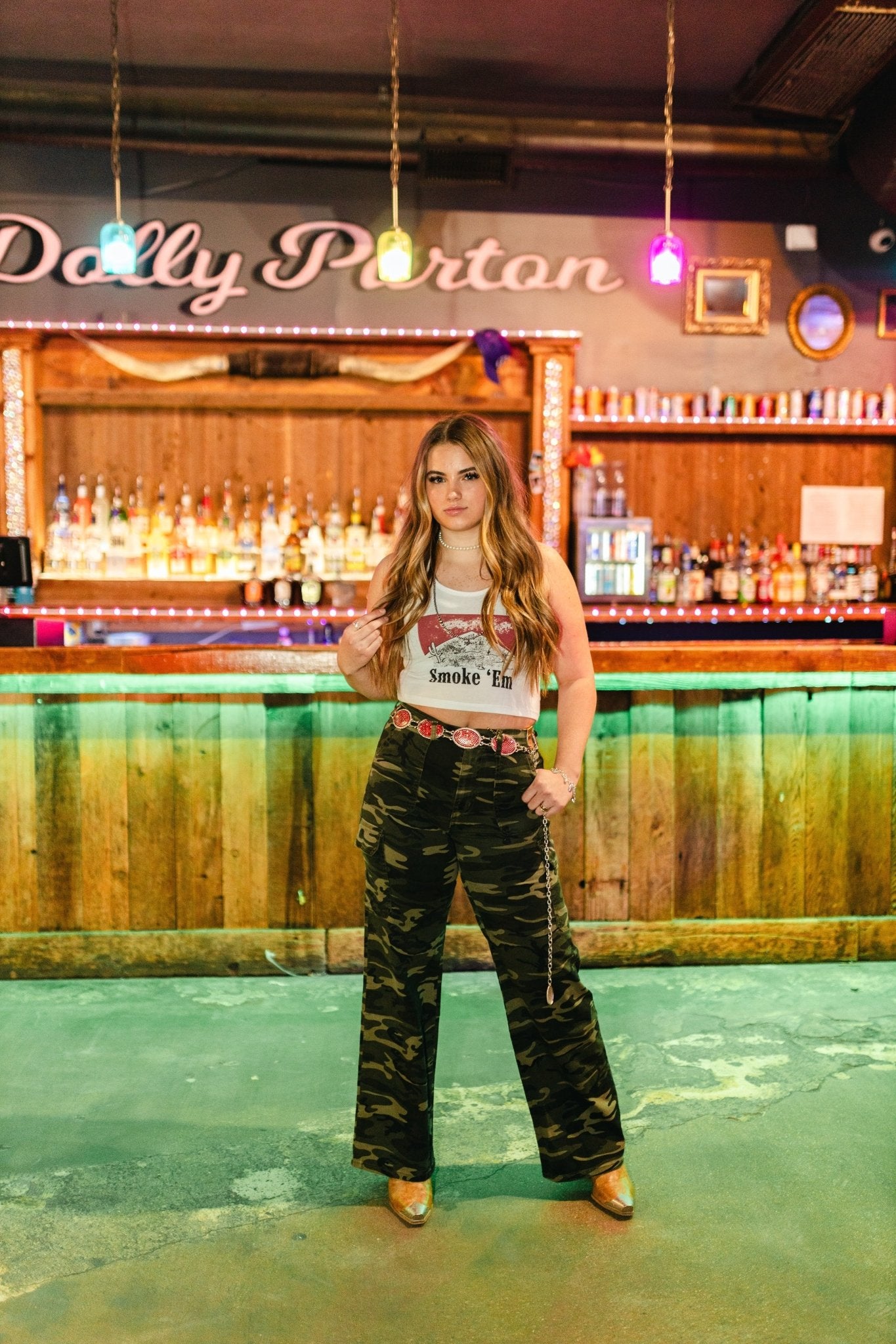 Camo Wide Cargo JeansCamo1