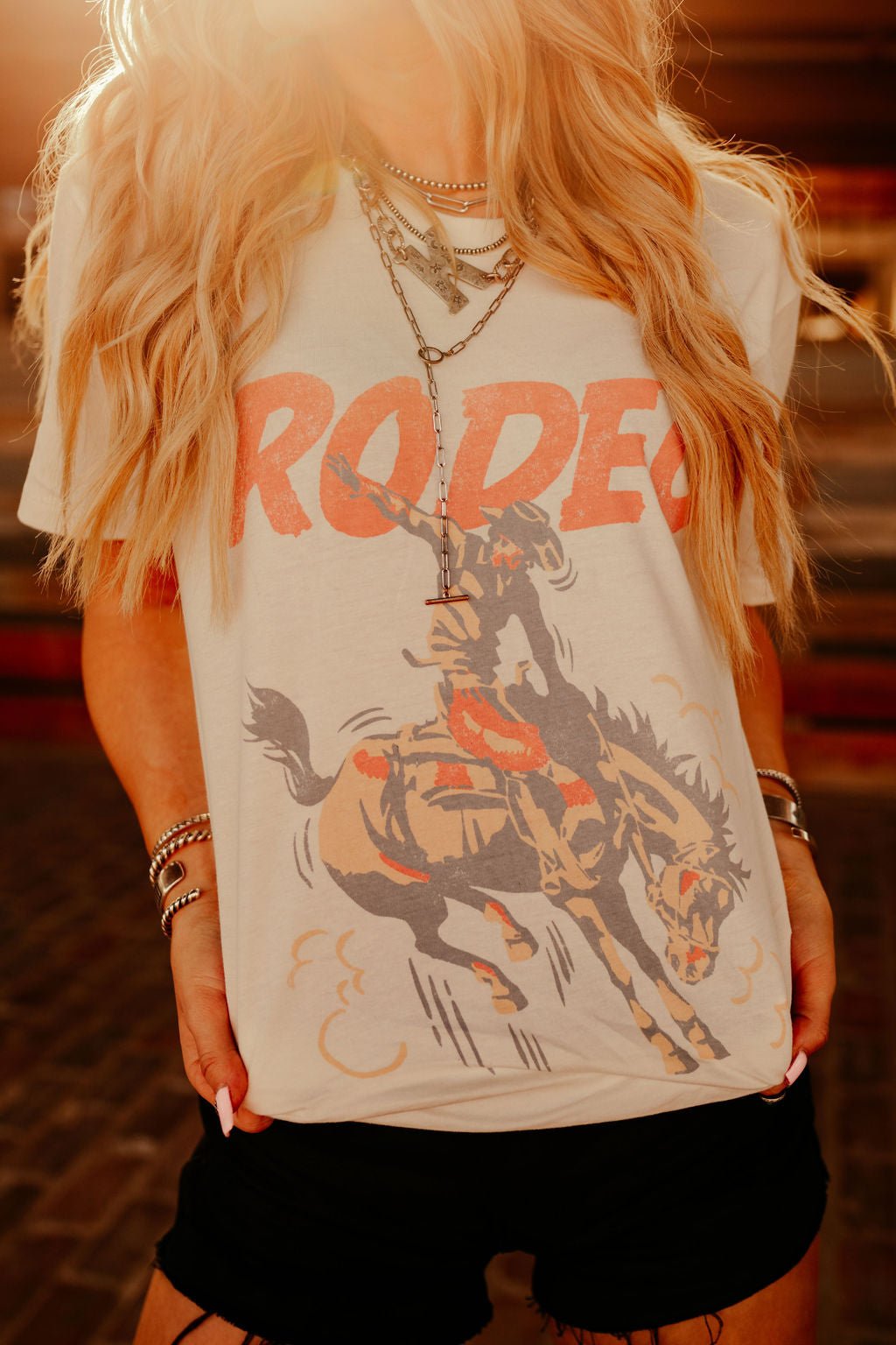 Classic Rodeo Graphic TeeIvoryS
