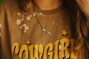 Nocona Bar Necklace with Turquosie StoneSilverOS