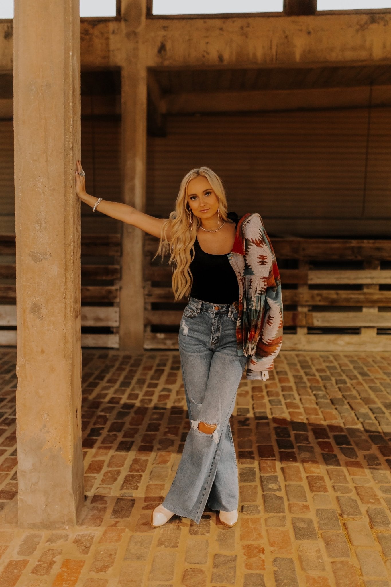 The Stella Wide Leg JeanDenim1