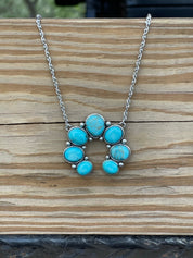 Turquoise Rowena Squash NecklaceTurquoiseOS
