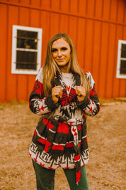 White Montezuma Wrap CoatMultiS