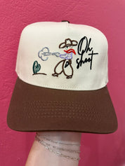 Oh Shoot Western Embroidered Trucker Hat