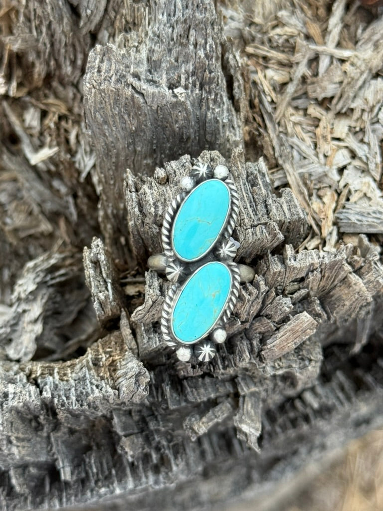 Authentic Twin Sky Horizon Ring