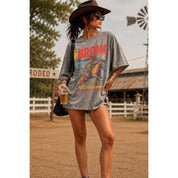 1967 Bronc Riding Oversized Graphic TeeS