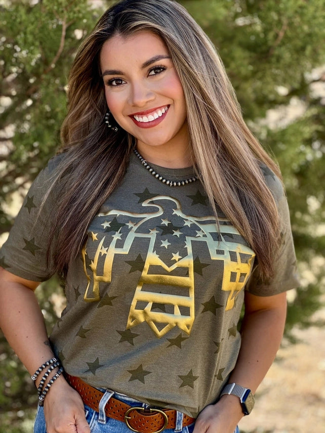 Patriotic Thunderbird Graphic Tee