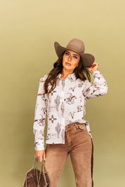 Wild West Ranch Long Sleeve Button Up