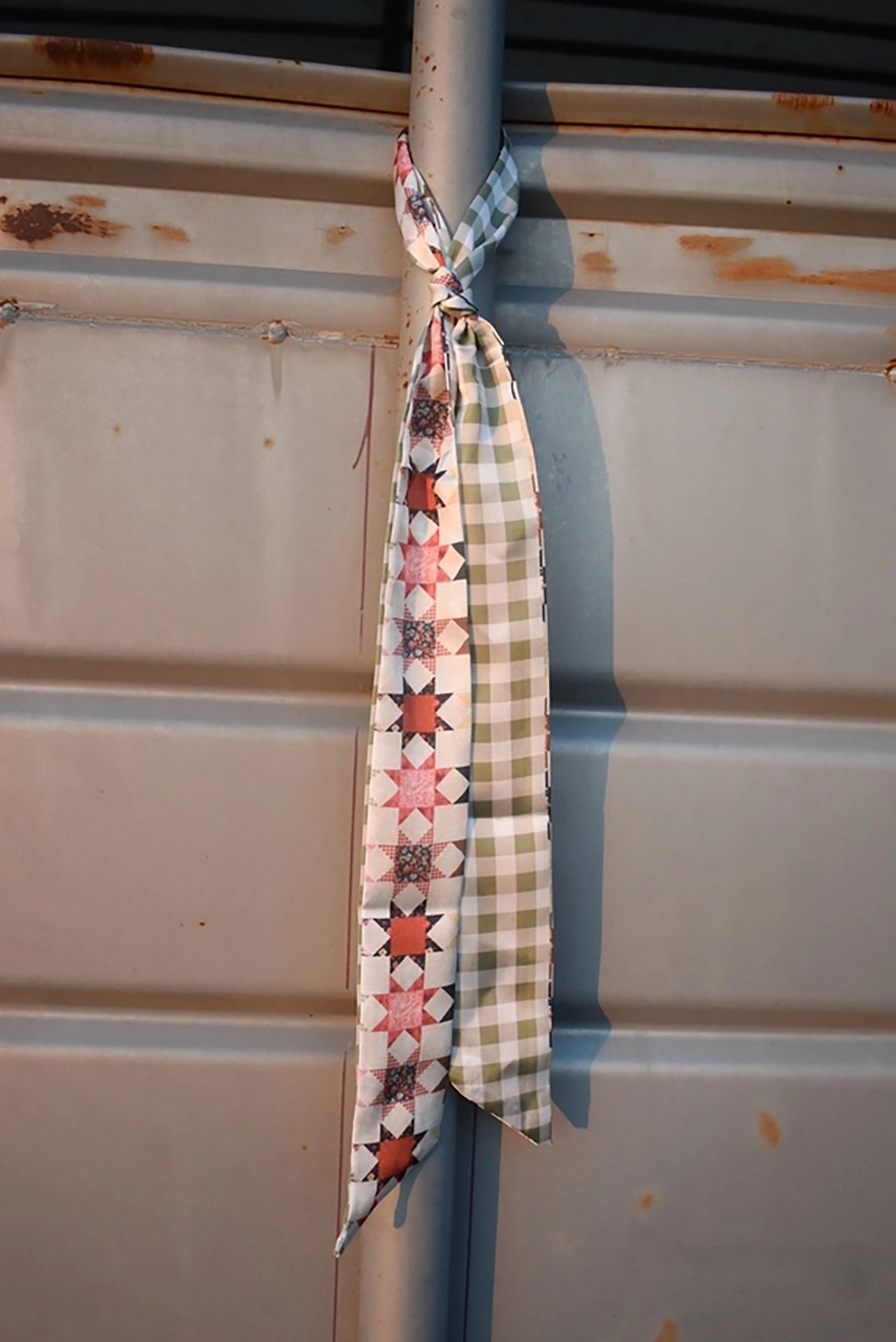 Prairie Patchwork Gingham Twilly