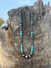 Mesa Stone Turquoise Beaded Necklace