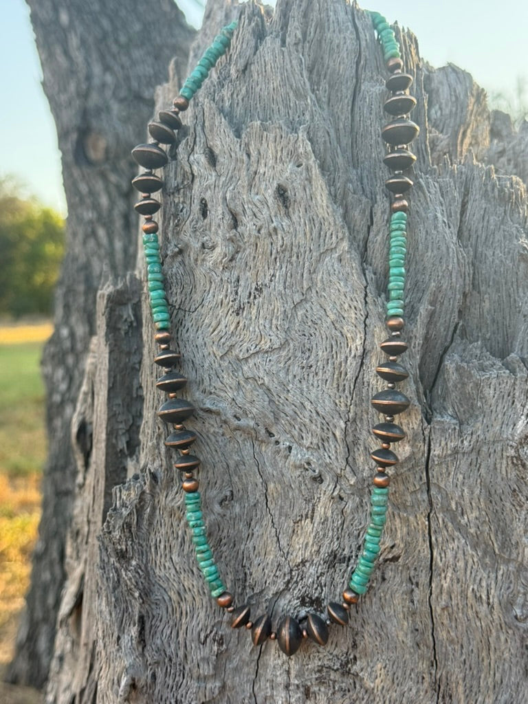 Copper Canyon Heishi Beaded Necklace
