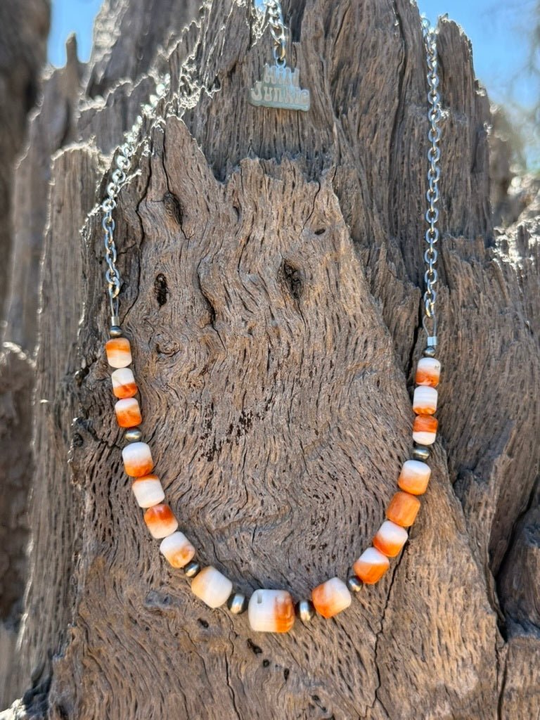 3-pc Graduated Spiny Oyster & Single Pearl Strand Necklace Bundle