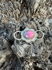 Authentic Cotton Candy Concho Bloom Scarf Slide Charm