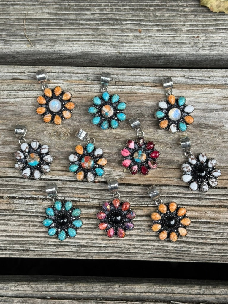 Wild Flower Blossom Pendant