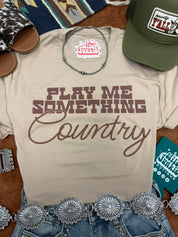 Play Me Something Country Graphic Tee