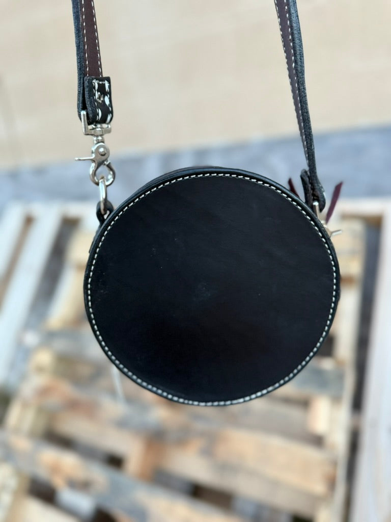 Cowboy Stitch Canteen Crossbody Bag