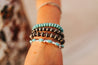 4 - Piece Turquoise and Silver Bracelet Set