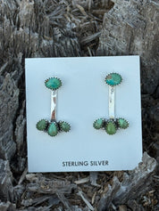 Turquoise Jacket Stud Earrings